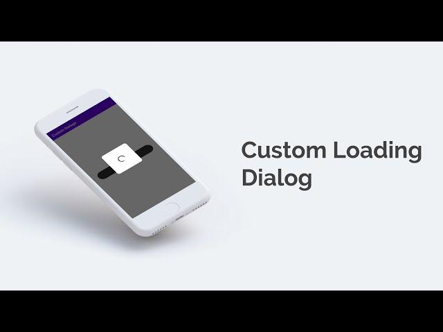  Красивый диалог загрузки - Custom Loading Dialog | Java/Android Studio 