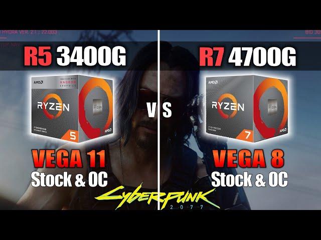 Ryzen 5 3400G (Vega 11) vs R7 4700G (Vega 8): Stock & Overclock (2021)