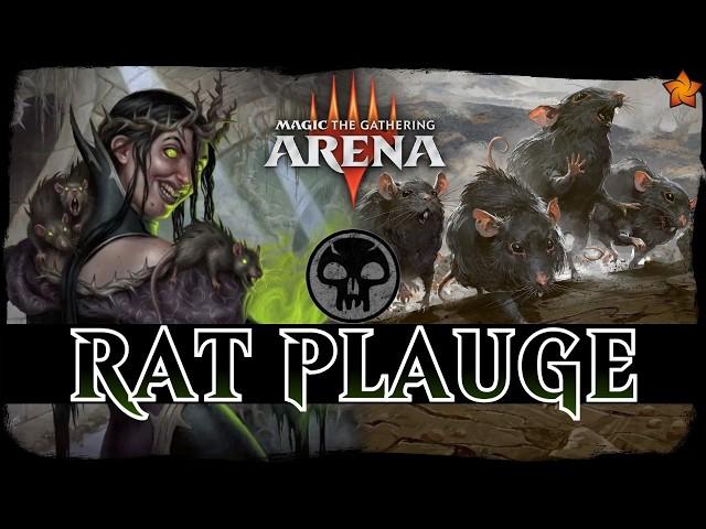 PLAGUE OF RATS | MTG Arena - Mono Black Rat Swarm Tokens Life Drain Jank FOUNDATIONS Standard Deck