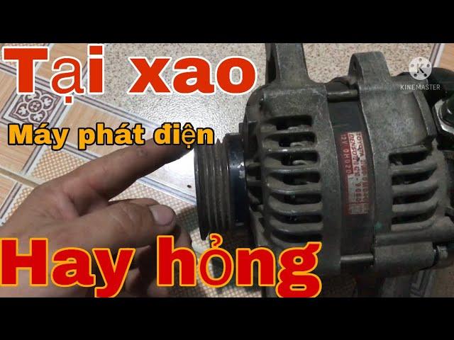 Máy phát điện bị hỏng bị cháy bị chết nguyên nhân gì ?