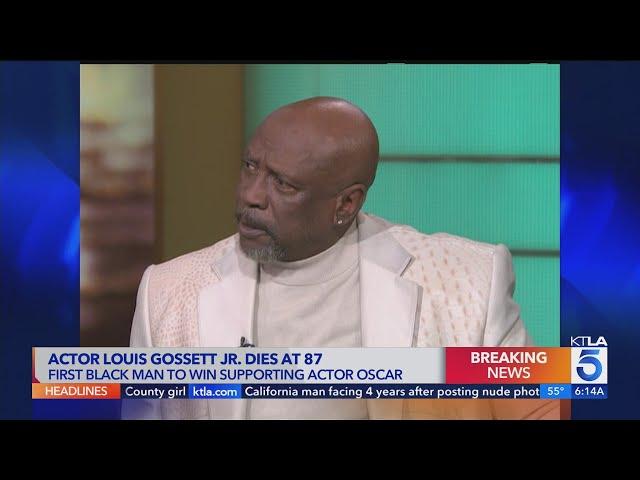 Louis Gossett Jr., first Black man to win supporting actor Oscar, dies at 87