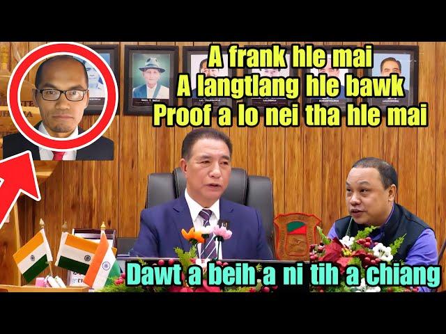 Pu Lalduhoma'n DAWT a CM BUNGALOW BUNGRAW LEI an puhna a chhang let(Reaction)