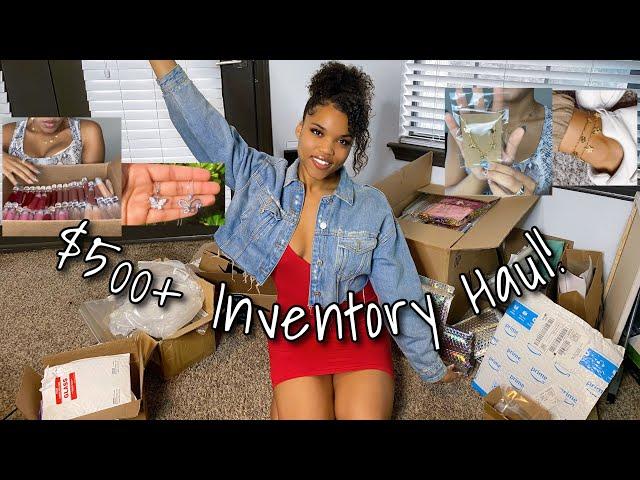 ENTREPRENEUR LIFE : Inventory Haul | Jewelry & Lipgloss Business Start-Up