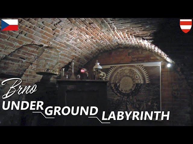 BRNO UNDERGROUND LABYRINTH │ CZECH REPUBLIC.  Top tourist attraction in Brno.