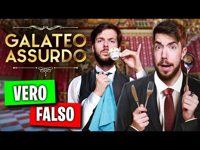 Conosci le ASSURDITÀ DEL GALATEO?  - iNoob Quiz Show