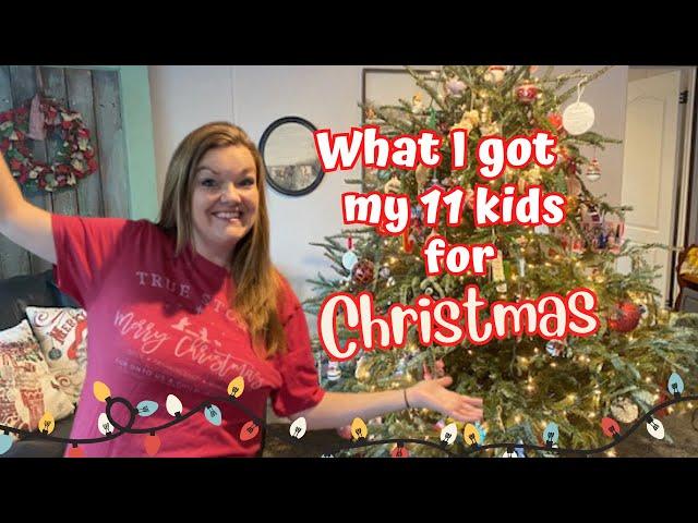 What I Got Our 11 Kids for CHRISTMAS | Large Family Christmas