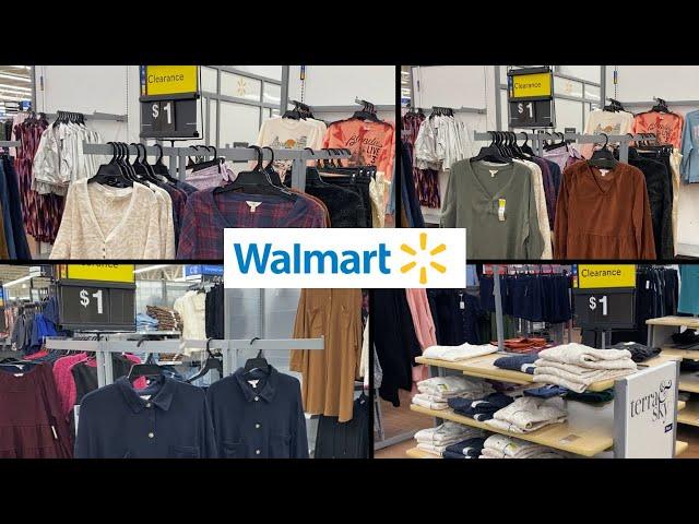 ALMOST ALL OF THE CLOTHES ARE $1.00‼️WALMART CLEARANCE THIS WEEK | WALMART SHOP WITH ME | FASHION