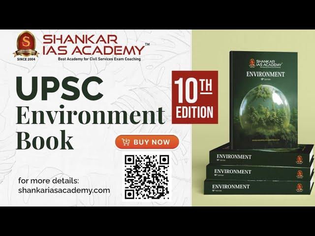 Buy UPSC Environment 10th Edition Tailored by Shankar IAS Academy #UPSC #environment