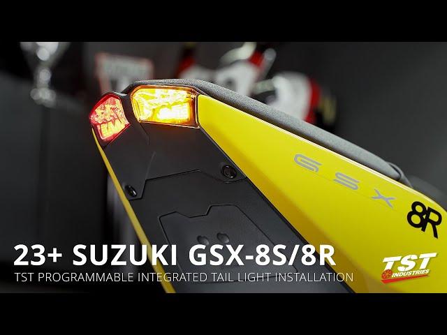 How to Install Programmable Integrated Tail Light on 2023+ Suzuki GSX-8S / GSX-8R by TST Industries