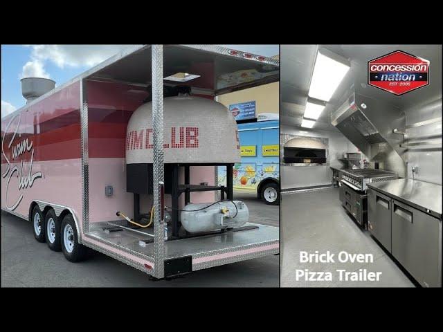 8x30 Wood Fired Pizza Trailer | Brookfield Properties | Concession Nation