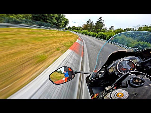 Nürburgring Nordschleife 4K POV - Yamaha R6 Follows R1