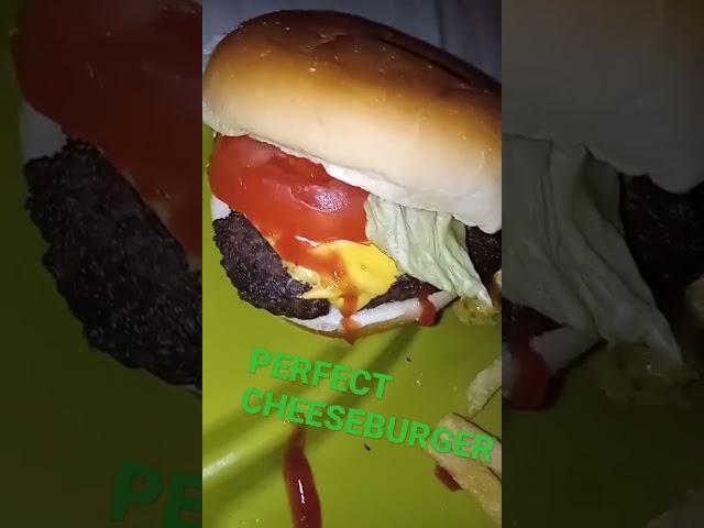 BIG BURGER WITH FRIES! #burger #fries #music #cook #asmr #mukbang #foodie #trend #lit #vibes