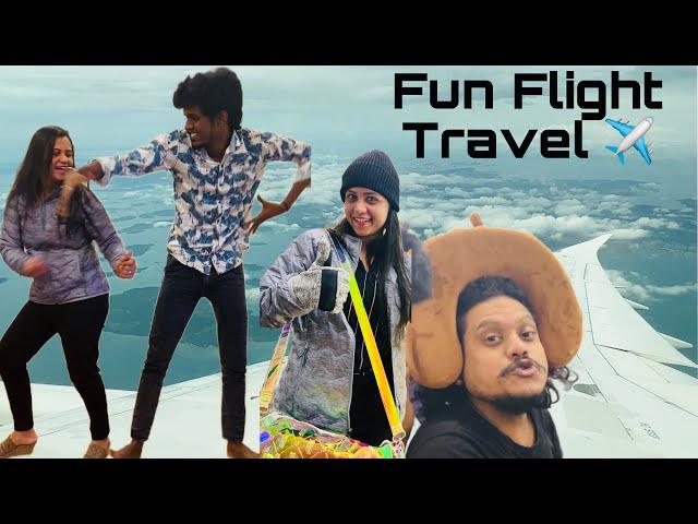 நடுவானத்துல Extreme Fun  India - Australia ️ Manimegalai, Bala, Pugazh