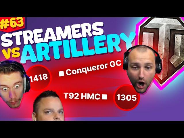 #63 Streamers vs Artillery | World of Tanks Funny Moments