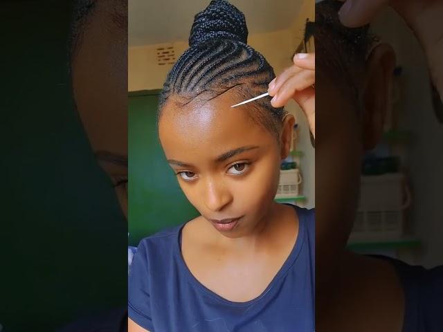 Easy way to do your baby hair #oqhair #babyhairstyles #edge #hairhacks