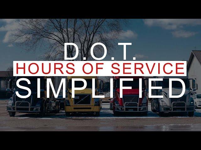 The Best Explained HOURS OF SERVICE Rules (With Examples)