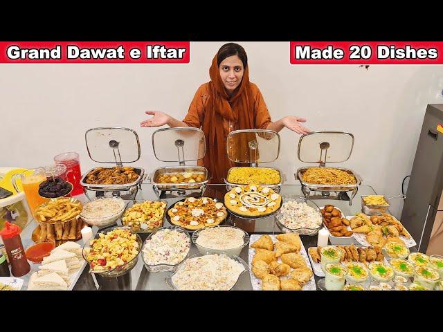 Sasural & Maika Ki Special Dawat e Iftar Buffet l Made 20 Plus Dishes l Dawat Preperation Ideas