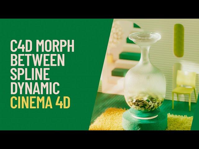 C4D Morph Between Spline Dynamic - Cinema 4D Tutorial