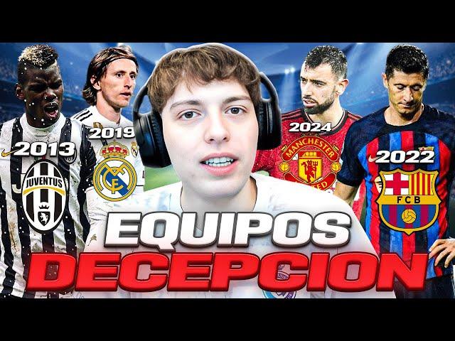 REACCION AL EQUIPO DECEPCION DE CADA CHAMPIONS LEAGUE (2012-2024): BARCA, MADRID, UNITED...