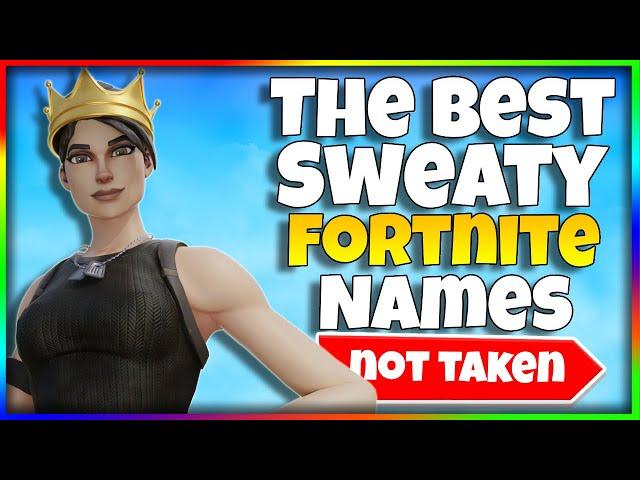 100+ Sweaty/Tryhard Fortnite Names/Clan Names 2024! (Not Taken)