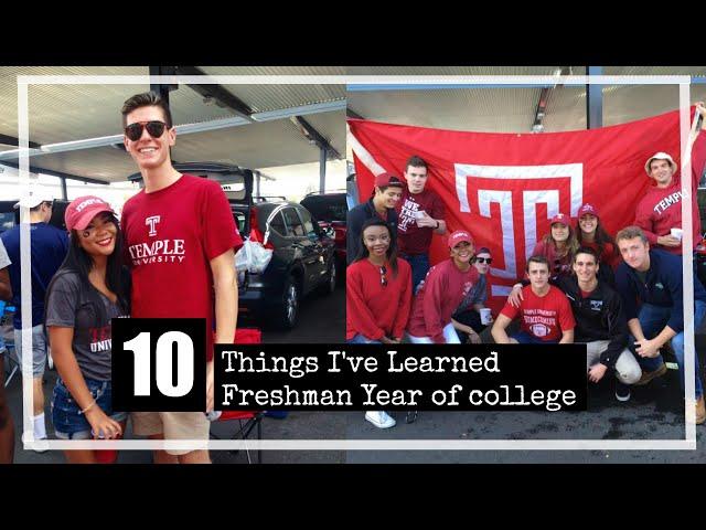 10 Things I've Learned My Freshman Year of College | Taylor Sison