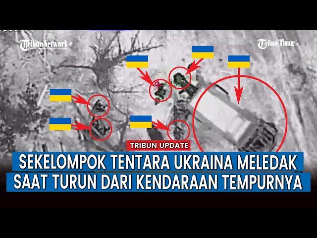 Operator UAV Rusia Hantam Tiga Unit Kendaraan Tempur Ukraina, Personel Musuhnya Kalang-kabut!