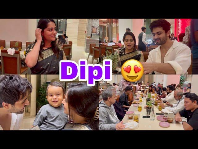 Dippi In Saree Ma Sha Allah | Ruhaan enjoyed ammis birthday dinner| Shoaib Ibrahim | vlog