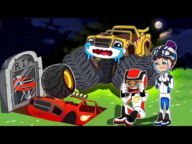 Gabby & AJ Desperate Attempt to Save Blaze, Stripes ? - Blaze and the Monster Machines Animation