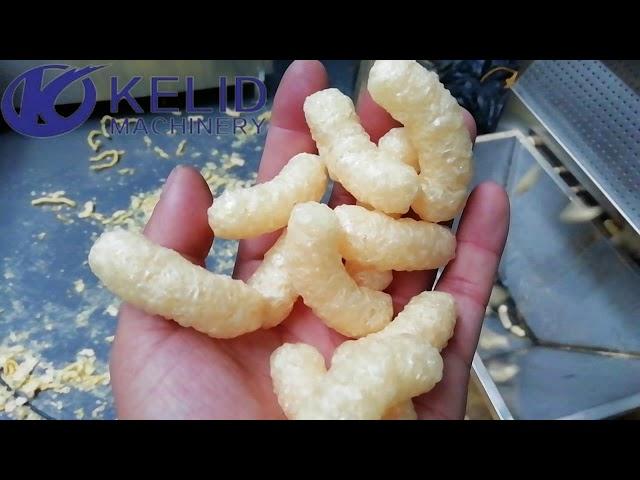 Puffed Corn Snacks Food Extruder Processing Making Machine