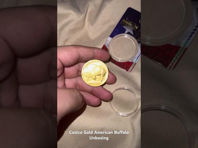 Unboxing the 1 oz American Gold Buffalo Coin from #costco #unboxing #gold #coin #coincollecting