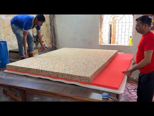 Memory Foam Mattress Production Process. How Mattresses Are Made.