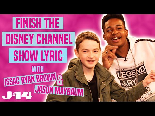 'Raven's Home' Stars Isaac Ryan Brown and Jason Maybaum Play Finish the Disney Channel Lyric