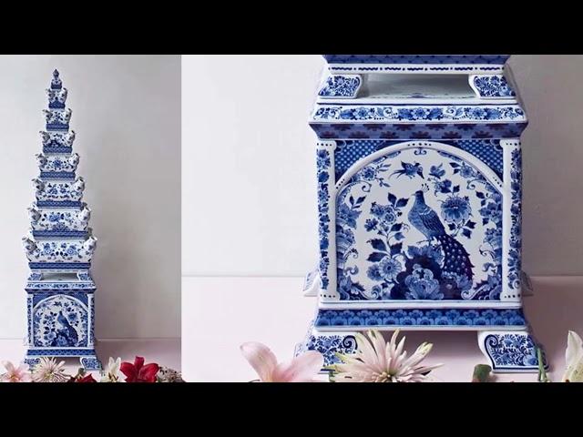 Delftware or Delft pottery, Delft Blue Tulip Holders