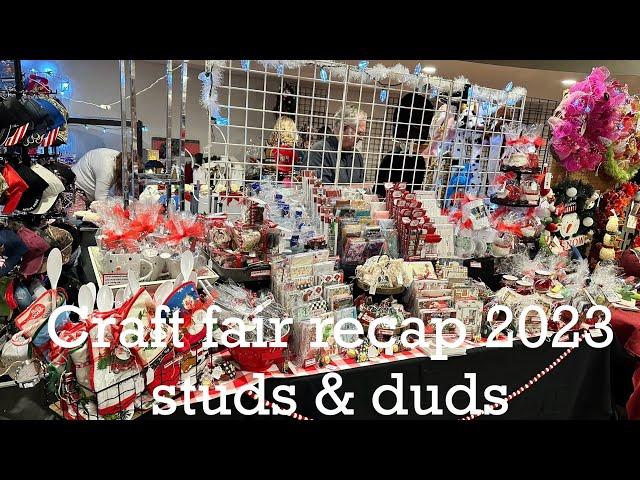 Craft fair recap- Studs and Duds- 2023 #craftfair #craftfairideas #craftevent