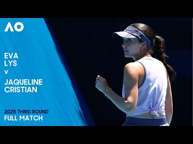 Eva Lys v Jaqueline Cristian Full Match | Australian Open 2025 Third Round