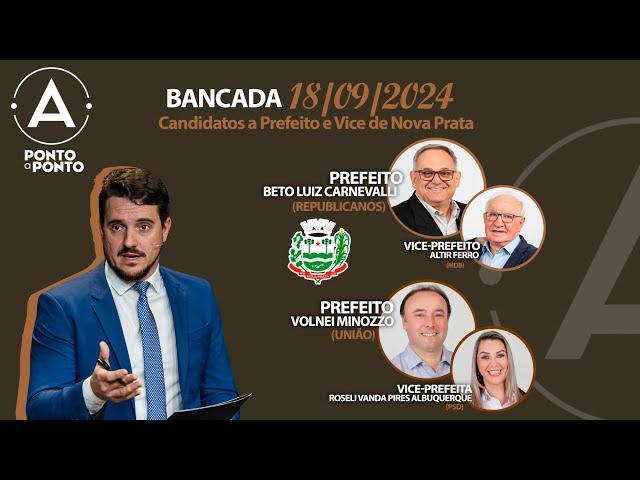 CANDIDATOS A PREFEITO E VICE DE NOVA PRATA