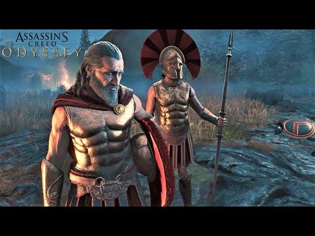 Царь Леонид и 300 Спартанцев. Битва при Фермопилах. Начальный ролик Assassin’s Creed Odyssey