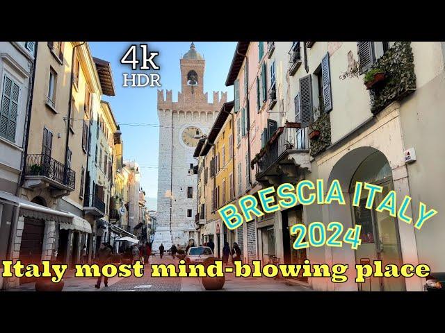 2024 New Walking tour Brescia italy  Prowalk Tour  Italy Vlog