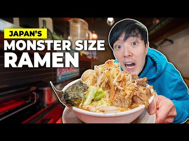 I Tried MONSTER SIZED Ramen in Tokyo, Japan