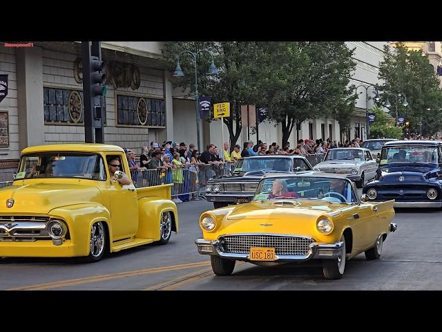 downtown classic car show & parade (Reno Nevada) Hot August Nights classic cars hot rods old trucks