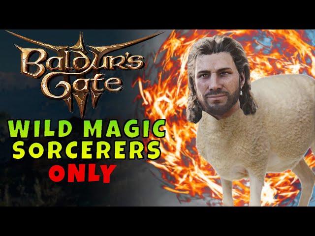 Let's Beat Baldur's Gate 3 as Wild Magic Sorcerers Only! (Act 3)