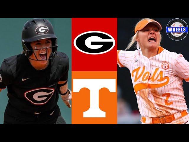 #3 Georgia vs #4 Tennessee Highlights | 2024 College Softball Highlights