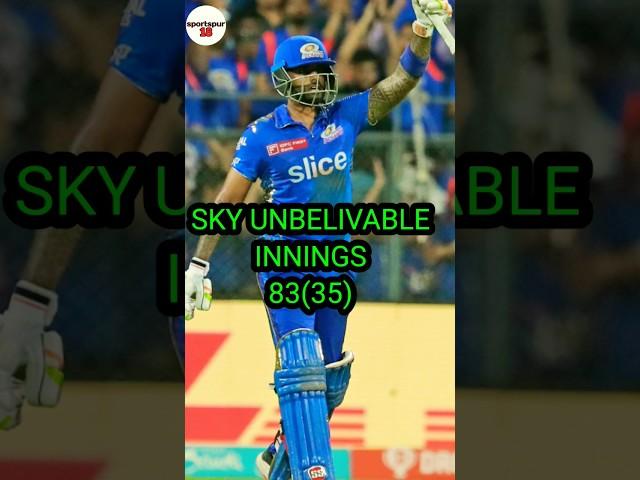 SKY unleashing at Wankhede | MI vs RCB highlights #shorts #ytshorts #ipl2023 #cricket