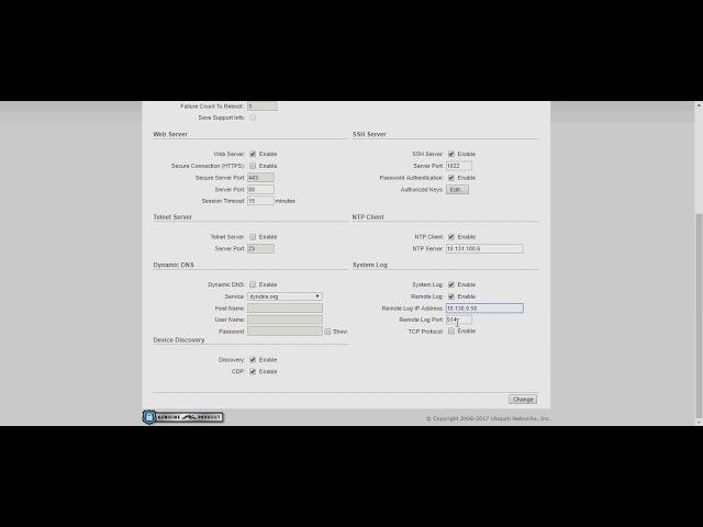 Netman - syslog ubnt