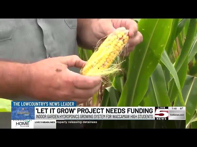 VIDEO: Classroom Champions: Indoor hydroponic garden growing system needed for science classes
