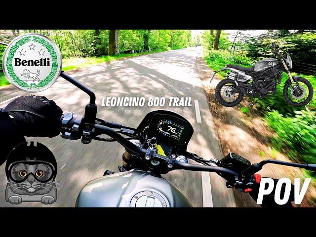 Benelli Leoncino 800 Trail | Brutal sound | POV