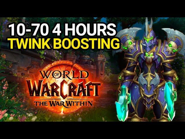 10-70 IN 4 HOURS! LvL 11 Fury Warrior Twink Boosting - Setup & Guide