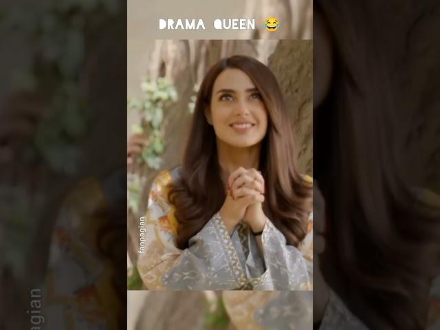 ajiya as drama queen #sunochanda#iqraaziz#funnyscene#fanpagian#trending