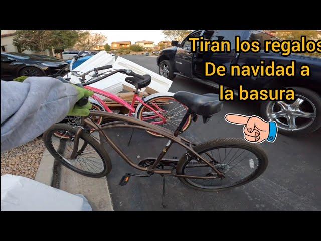 LO QUE TIRAN LOS MILLONARIOS EN USA  DOS BICICLETAS Y COSAS NUEVAS WOW