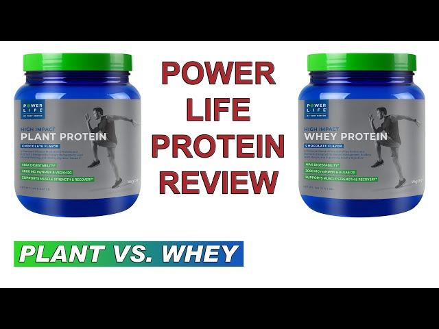 POWER LIFE HIGH IMPACT PROTEIN REVIEW - By Tony Horton - Plant Vs Whey - Chocolate & Vanilla Powder